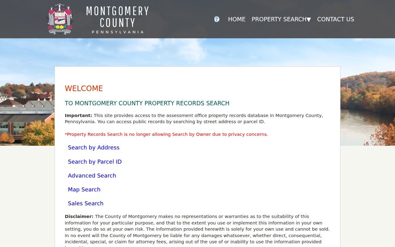 Whitpain Township residents directory county property search by address or parcel